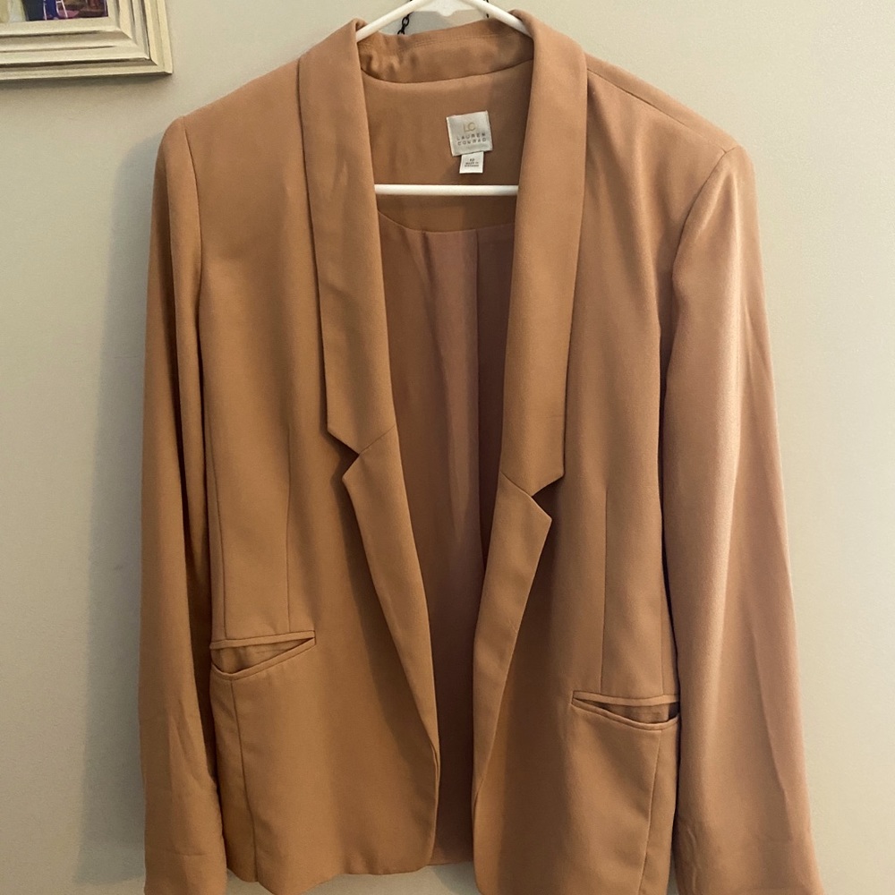 Lauren Conrad blazer tan